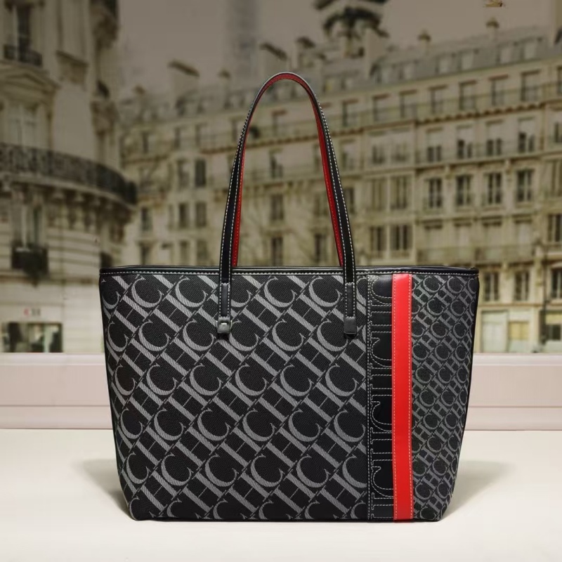 Women Bags On Sale - CHCH 高級ヴィンテージ風トートハンドバッグ レディース ショルダーストラップ付き 無地 ベストデザイン