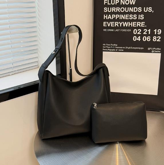 Women Bags 2026 Trends - ファッションレザートートバッグ女性のための 2026 トレンド女性シンプルな大容量ショルダーサイドバッグハンドバッグと財布女性バッグ