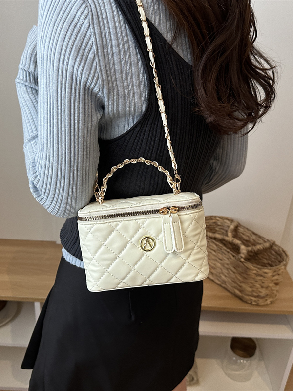   ダイヤモンド柄刺繍入りクロスボディバッグ、シングルショル - Women'S Young Bags のレビューと価格