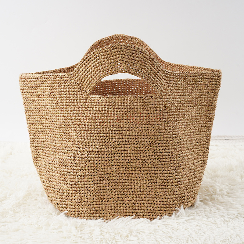 2026年手作り高級ラフィアストロー女性用ハンドバッグ新作フ - Women'S Raffia Bags のレビューと価格