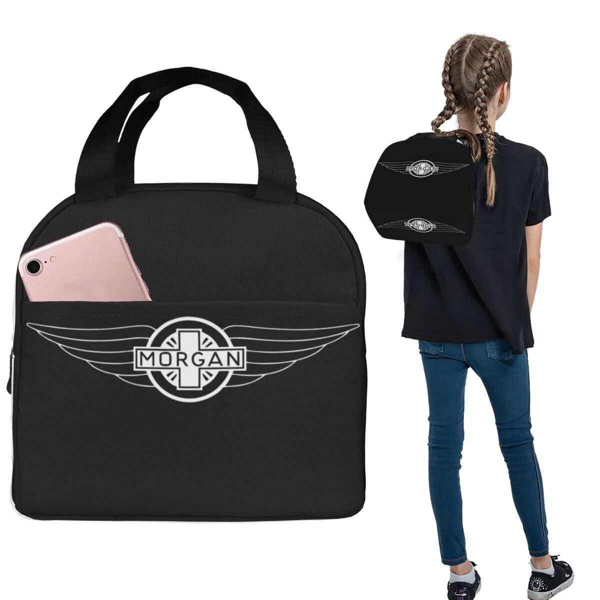 モーガンモーターカーカンパニー 断熱ランチバッグ 女性用 子 - Women Bags Company のレビューと価格