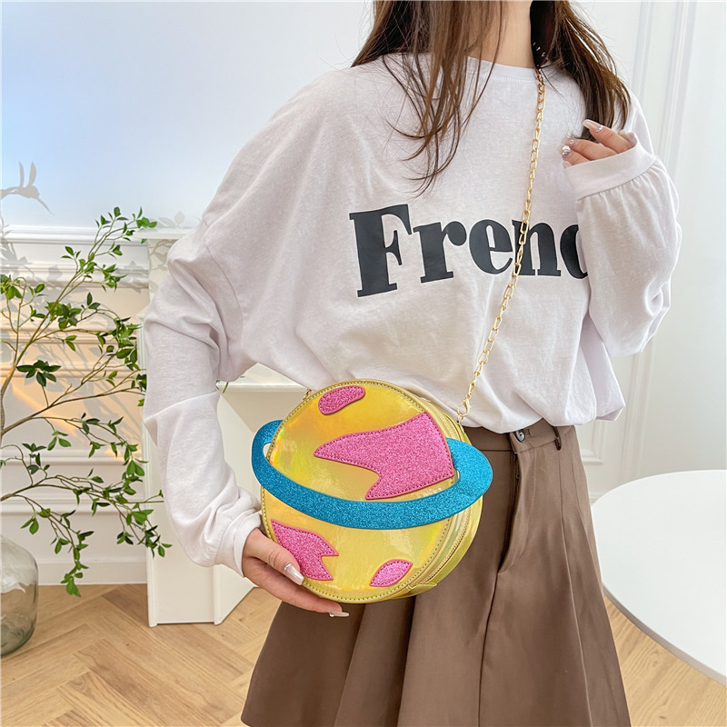 若い女の子のためのレーザー円形の惑星の形をした財布,女性のた - Women'S Young Bags のレビューと価格