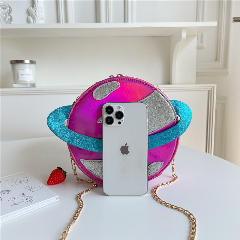 若い女の子のためのレーザー円形の惑星の形をした財布,女性のた - Women'S Young Bags のレビューと価格